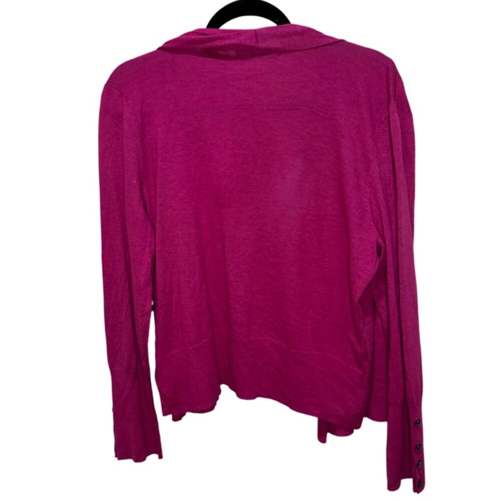 NWT Nic+Zoe Book Club Open Cardigan - Hot Plum XL - Picture 6 of 6